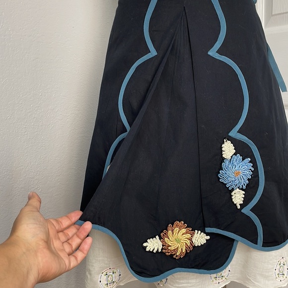 Anthropologie blue skirt 8 - Picture 2 of 14